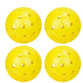 Sports Indoor Outdoor Play Pickleball 40 Hole, 4 Pack Yellow